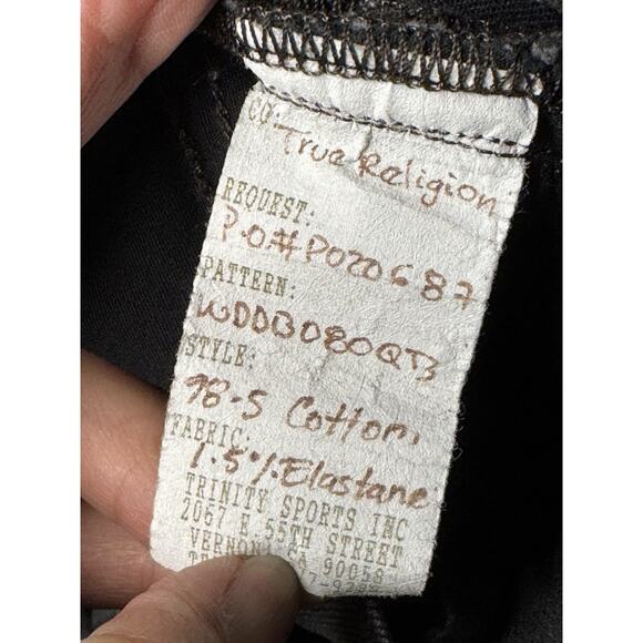 True Religion Women’s Jeans - “Victoria” Skinny Cigarette - Black - Size 27 - Picture 10 of 12